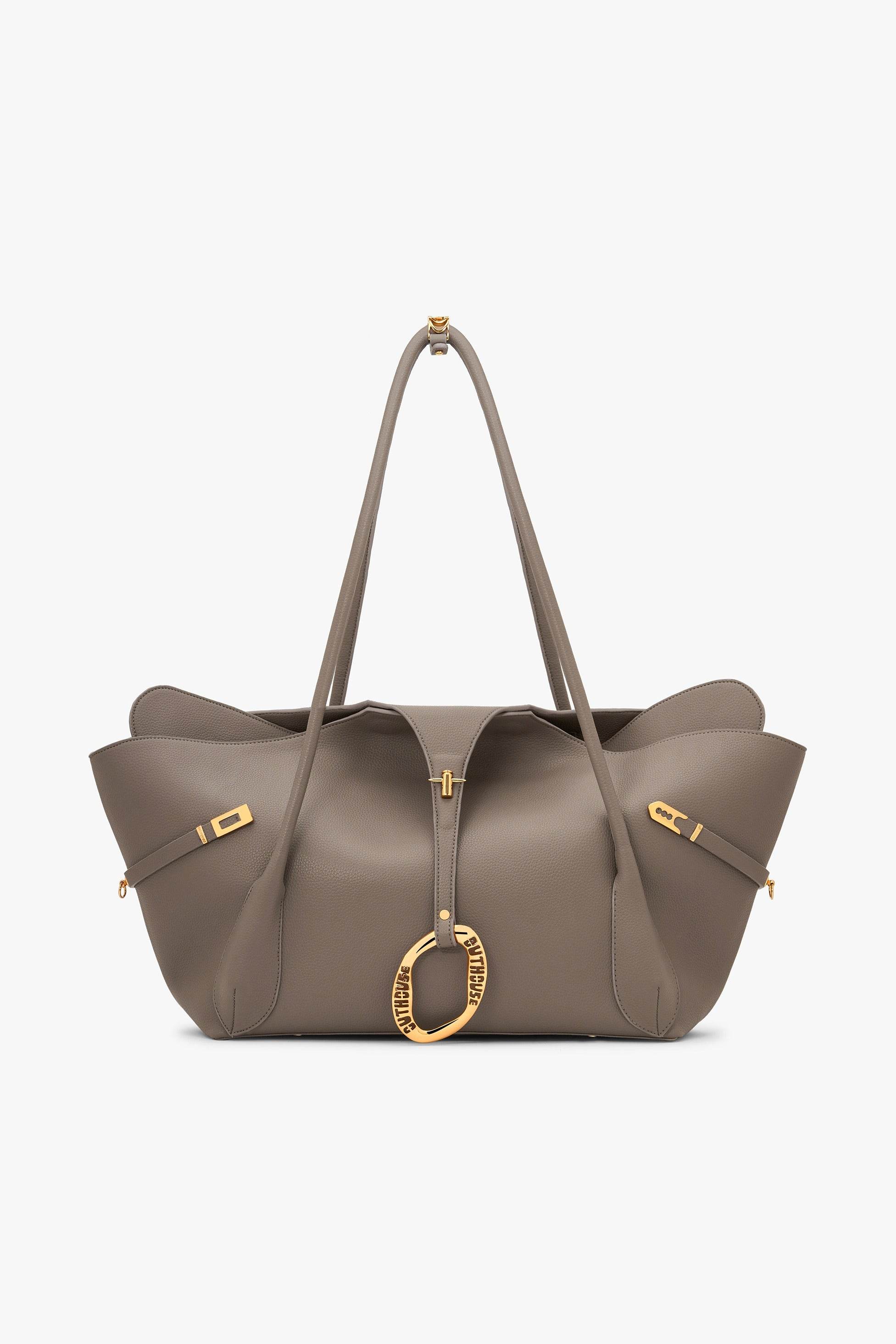 The Boss Tote Bag in Greige Taupe