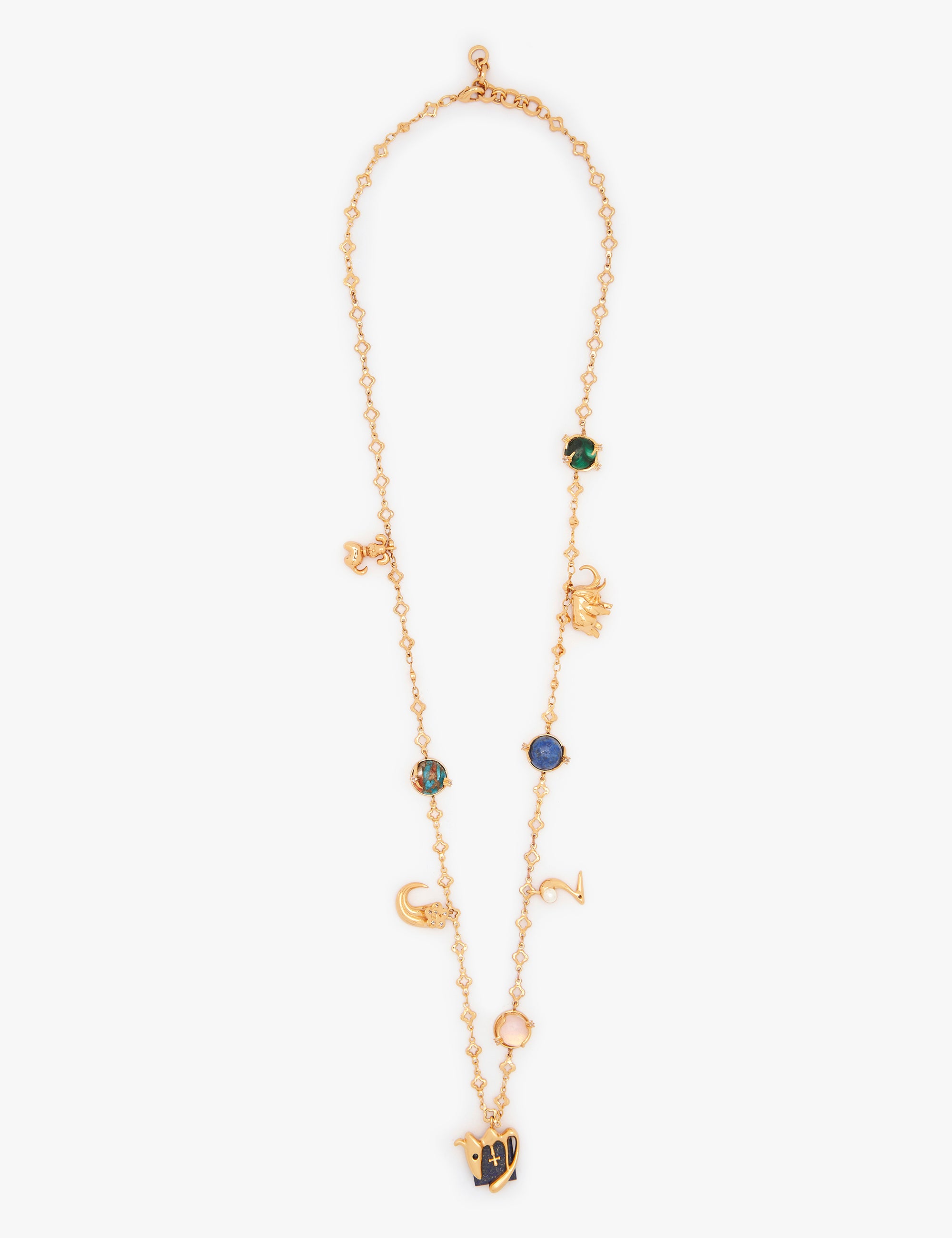 The Zodiac Series - Virgo Vintage Celestial Halo Necklace