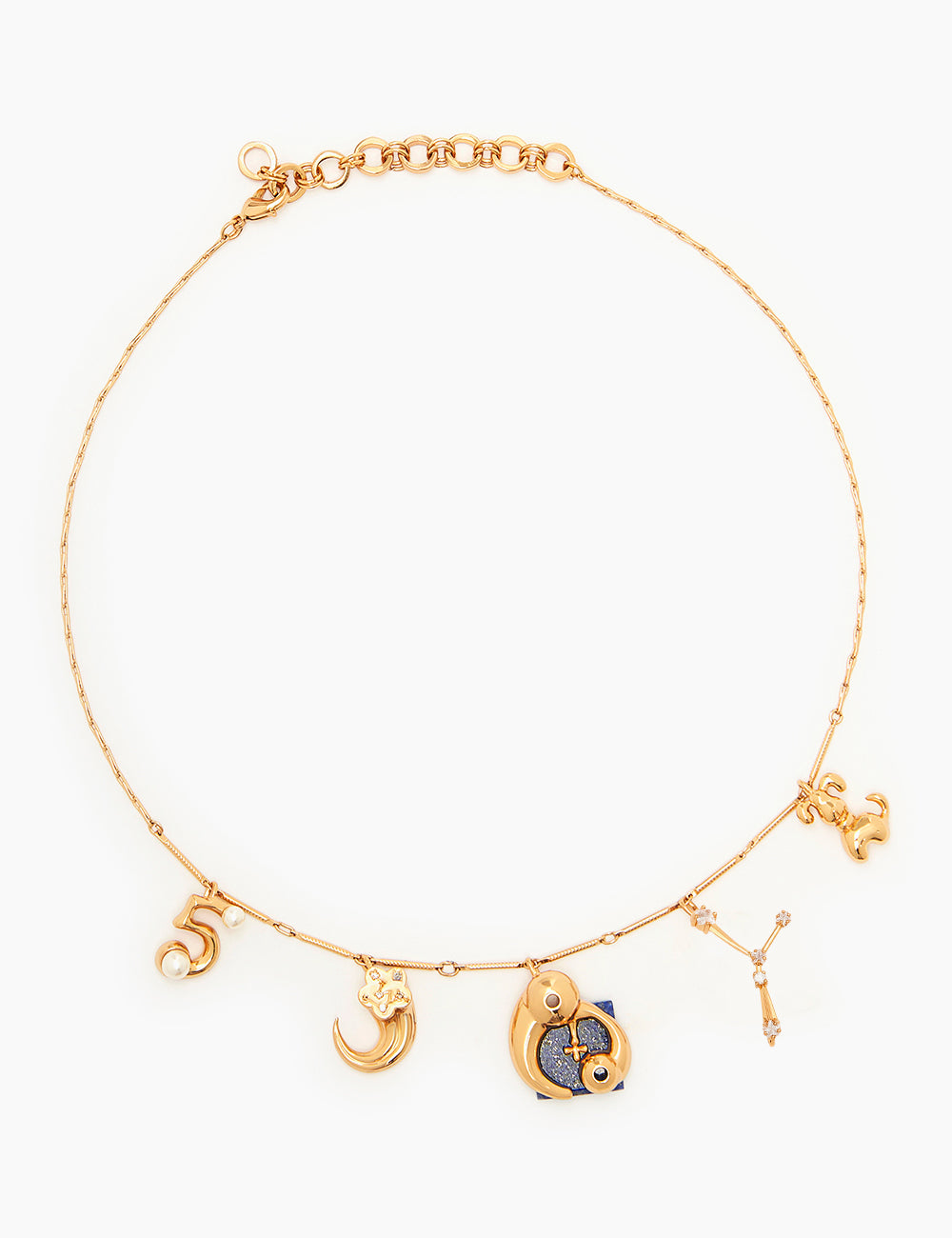 Cancer Zodiac Sign Charm Necklace