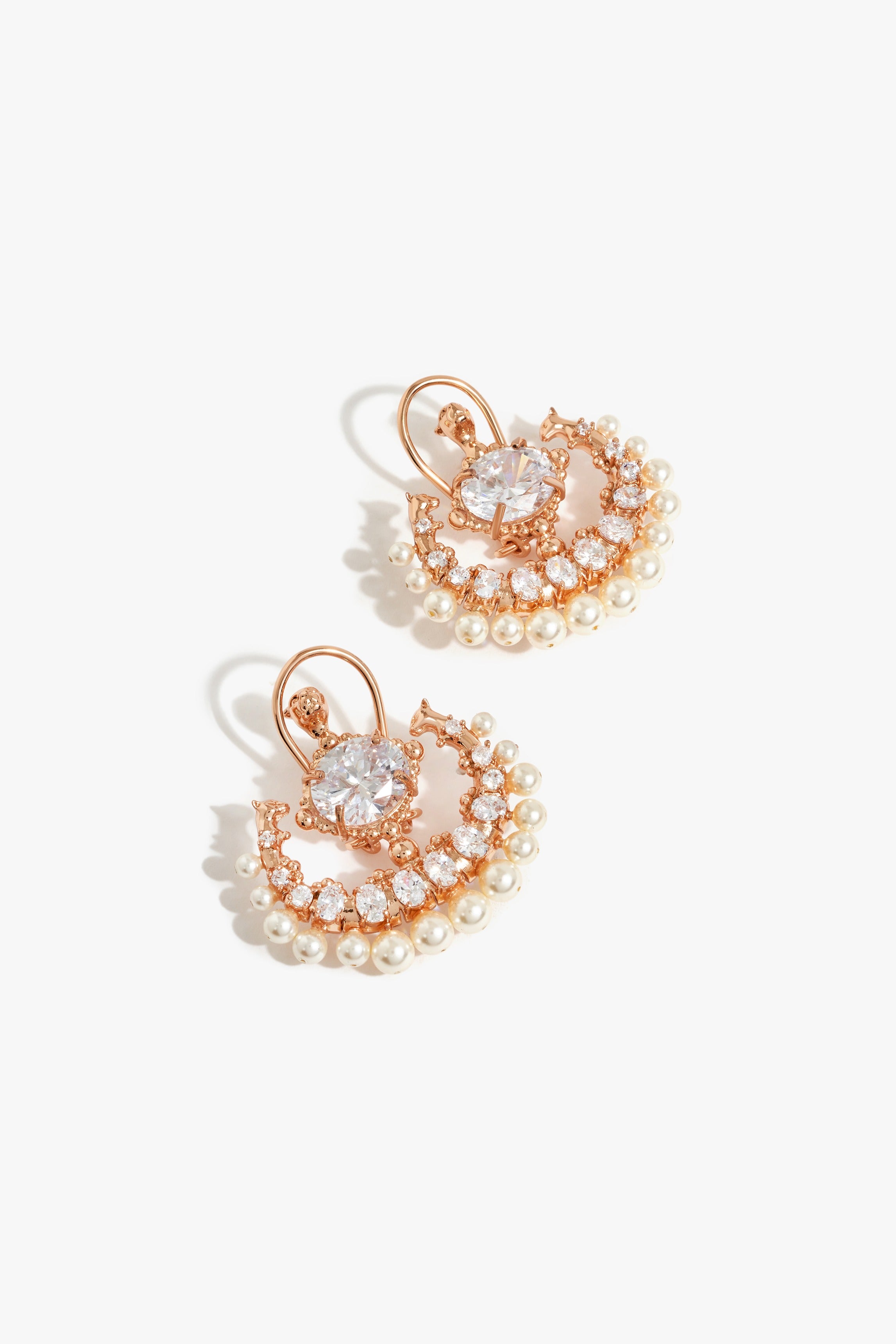 Trinity of Leopards Majestic Pearl Studs