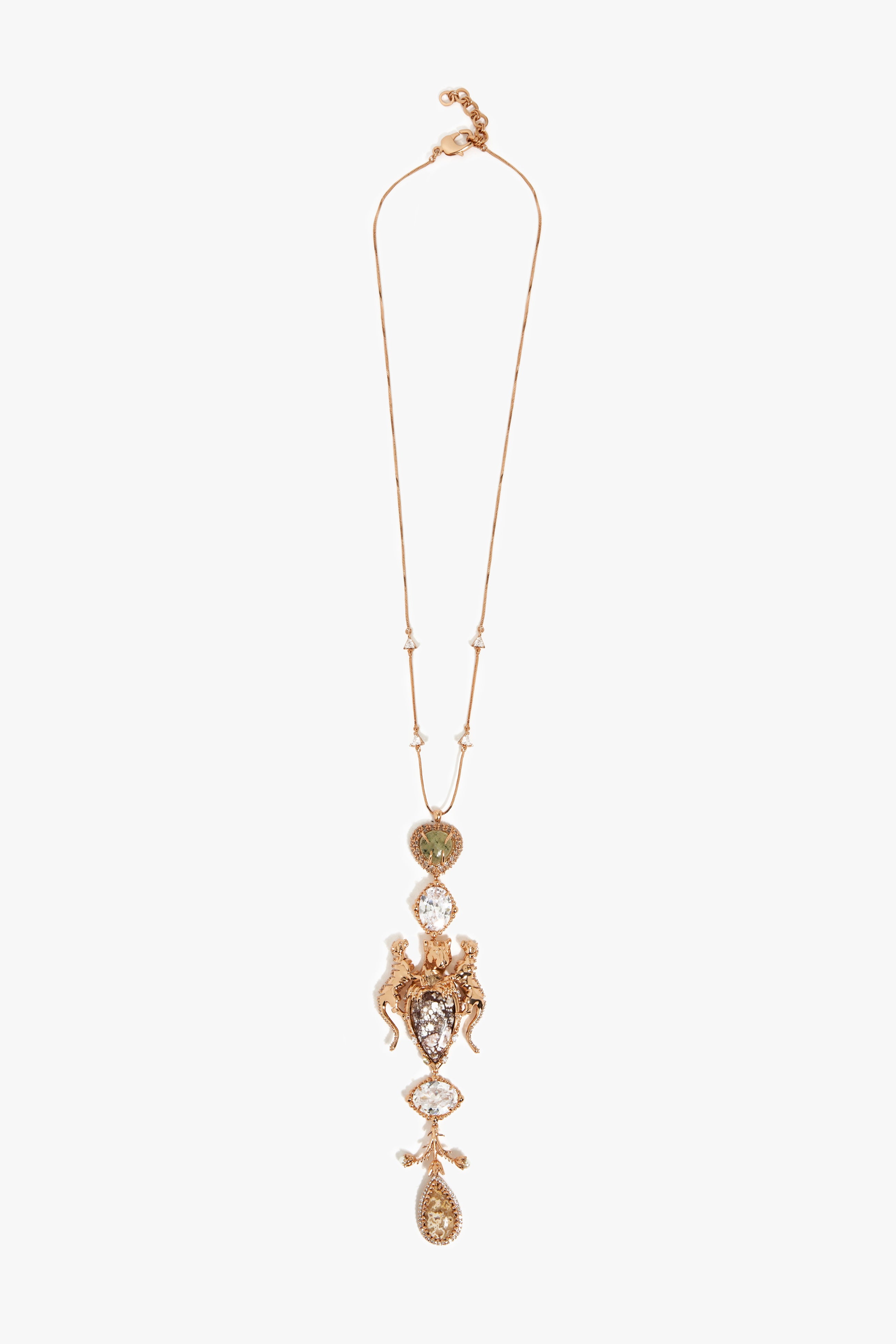 The Empress Pendant in Wild Horse Jasper