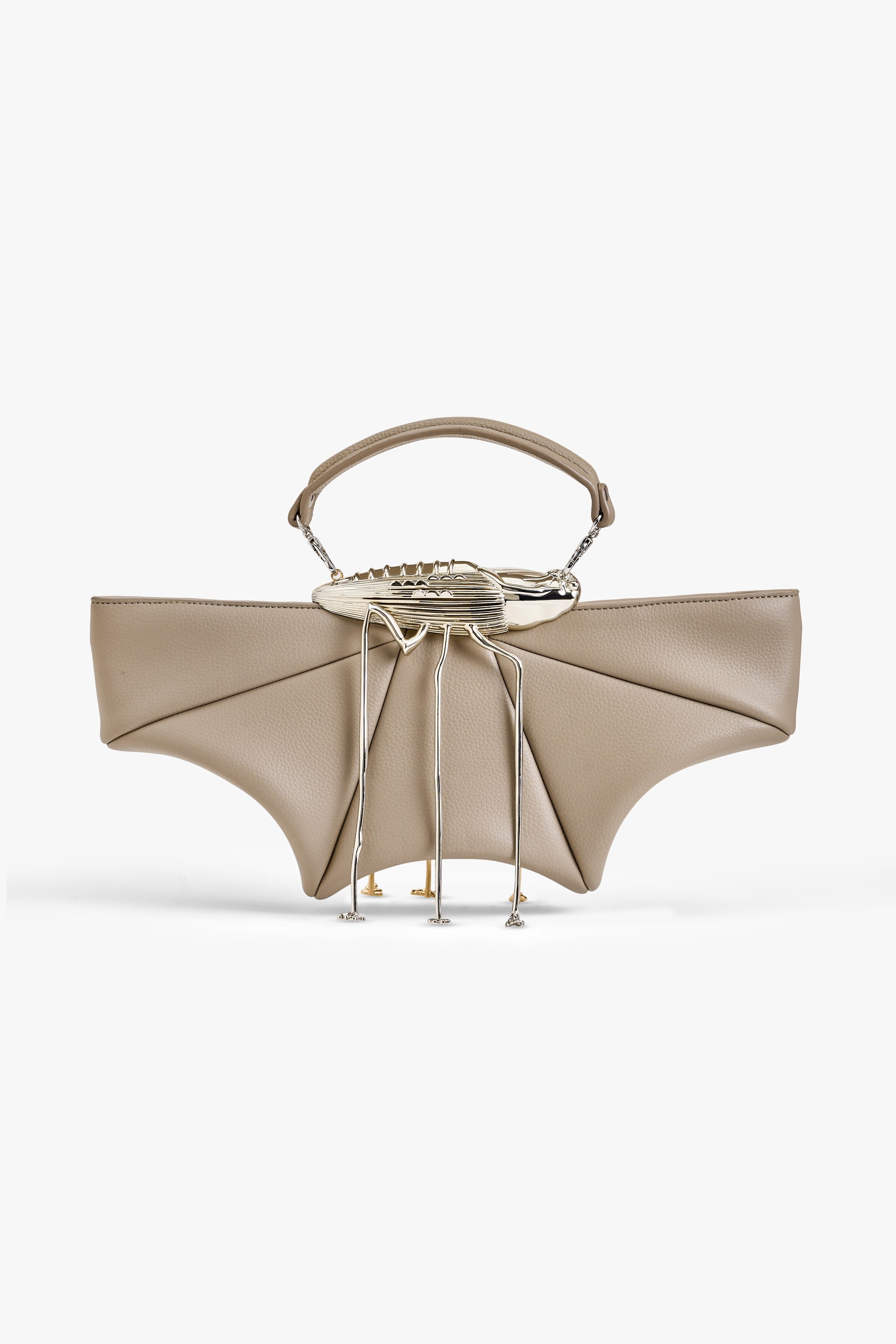 The Koko Runway Klutch In Taupe