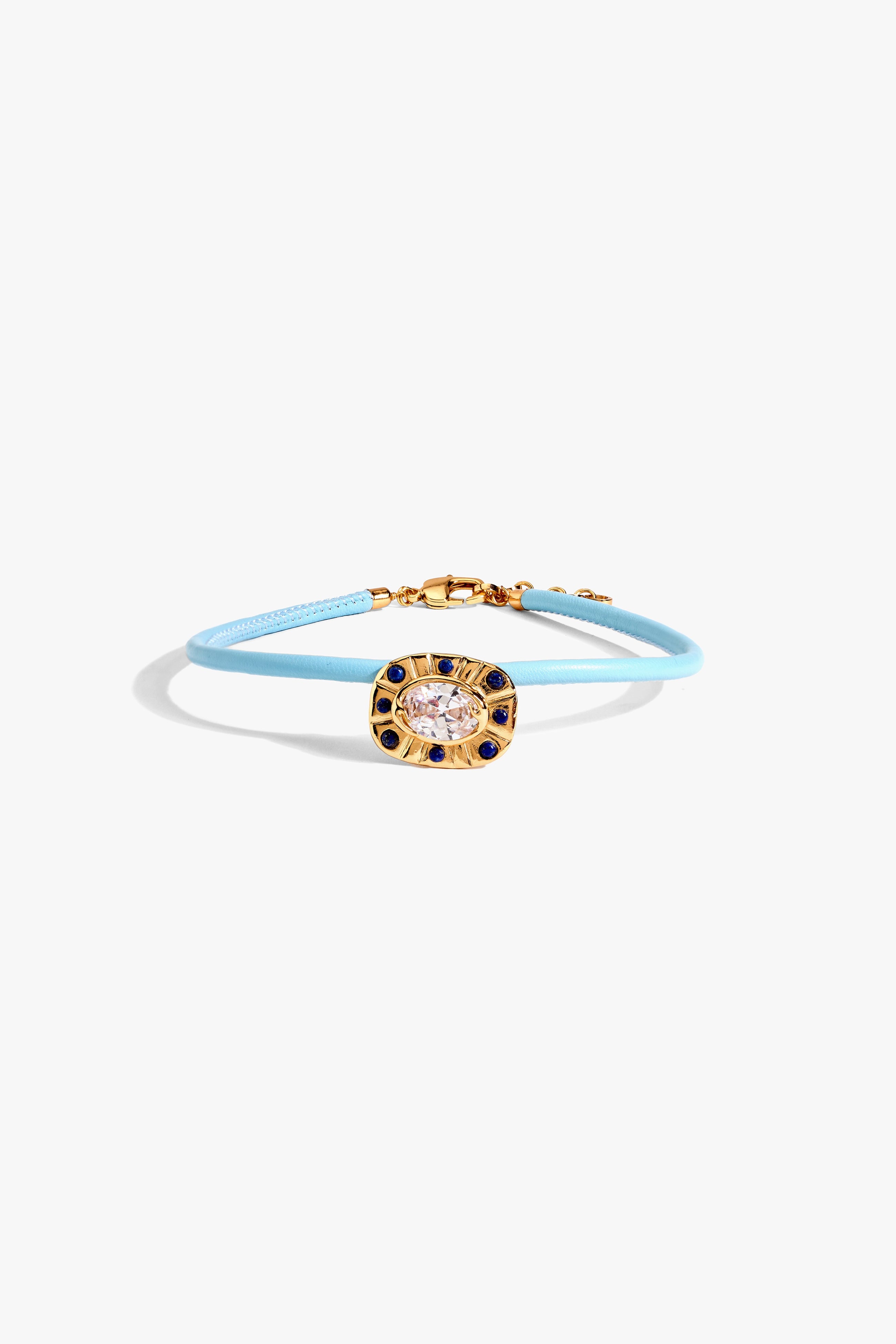 The Confessions Choker in Icy Blue