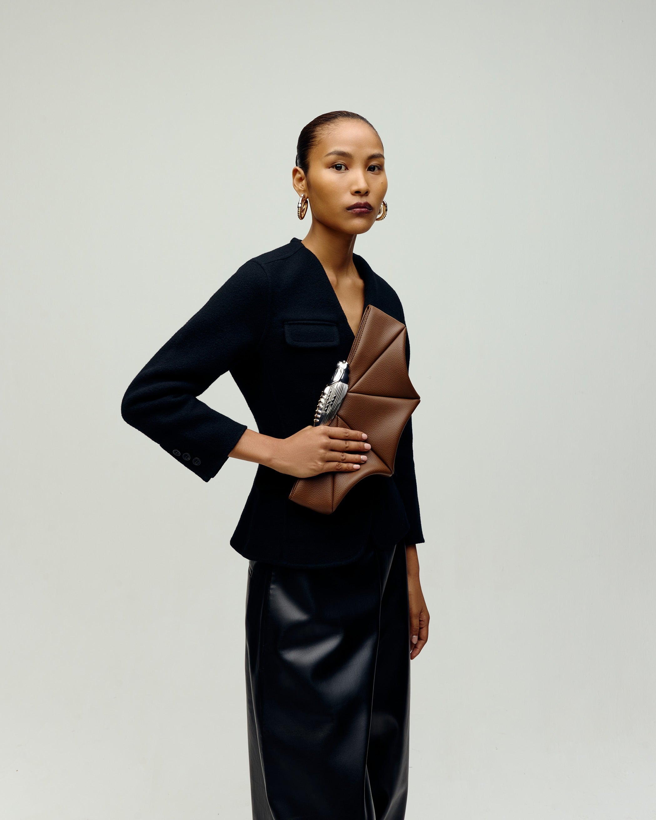The Koko Klutch in Mocha Brown