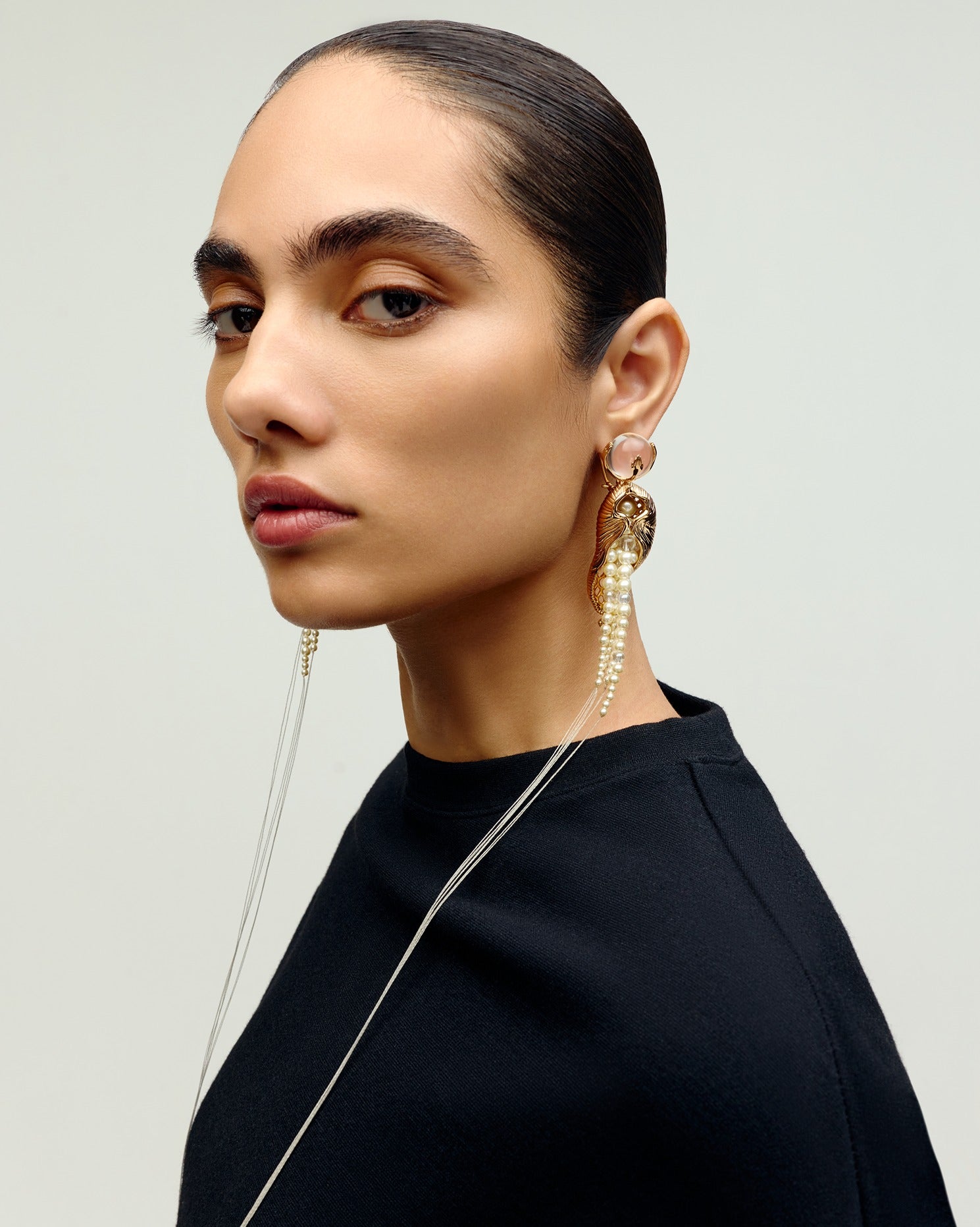 Nautilus Fringe Earrings