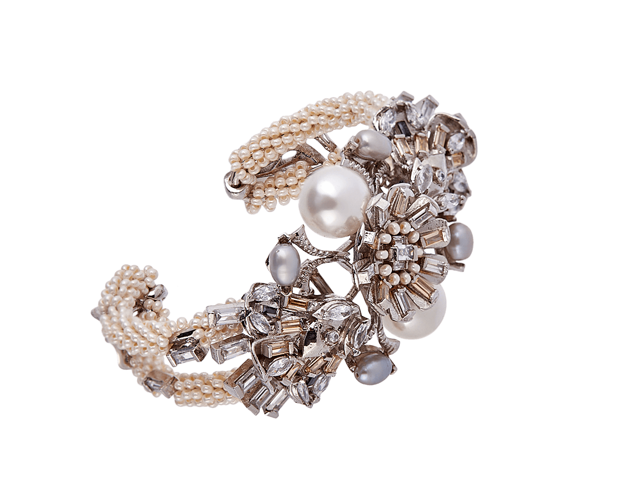 Riviera Pearl Noir Bracelet
