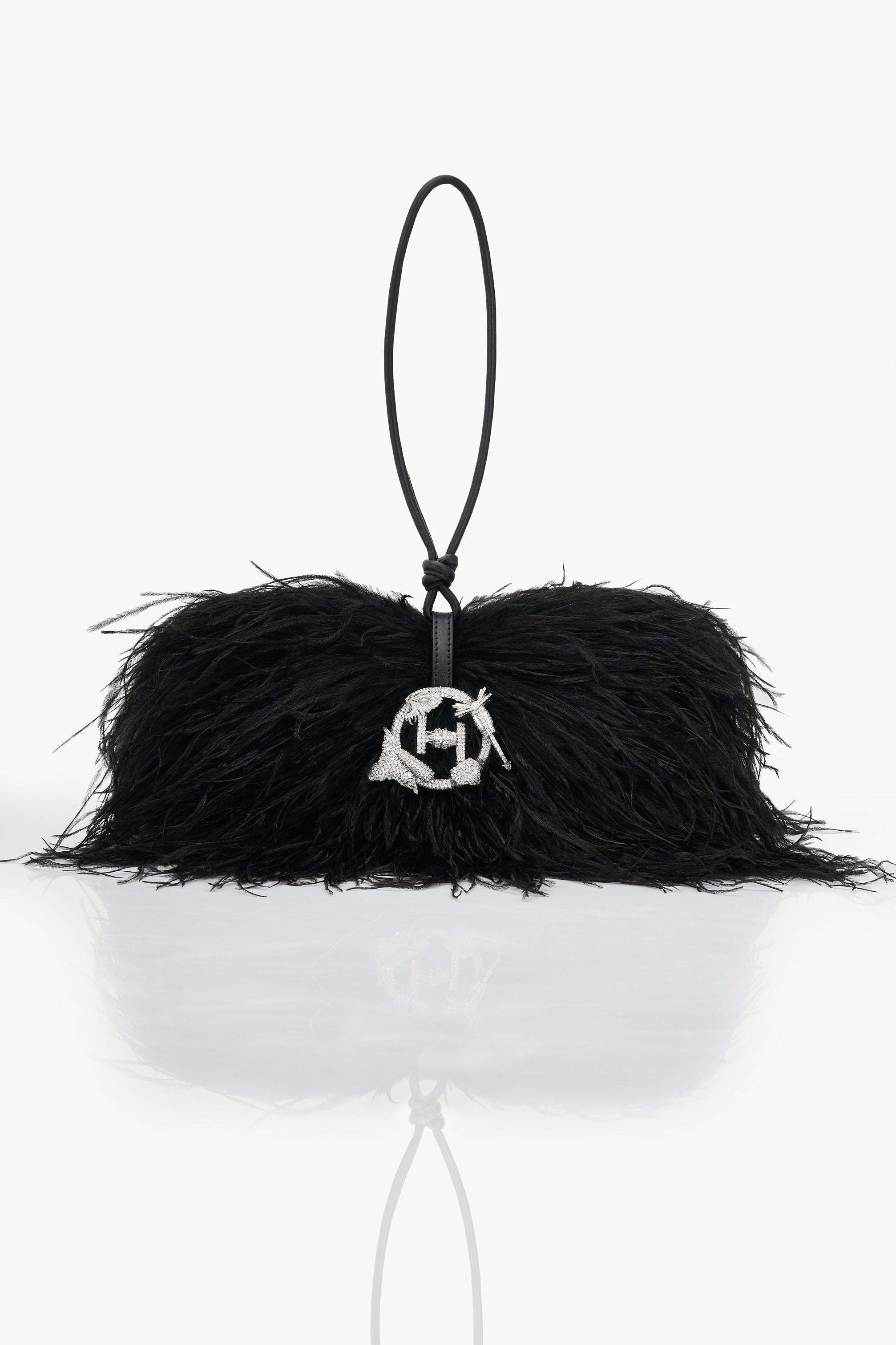 The Scarlet ƒ??Midiƒ?? Bag in Caviar Black