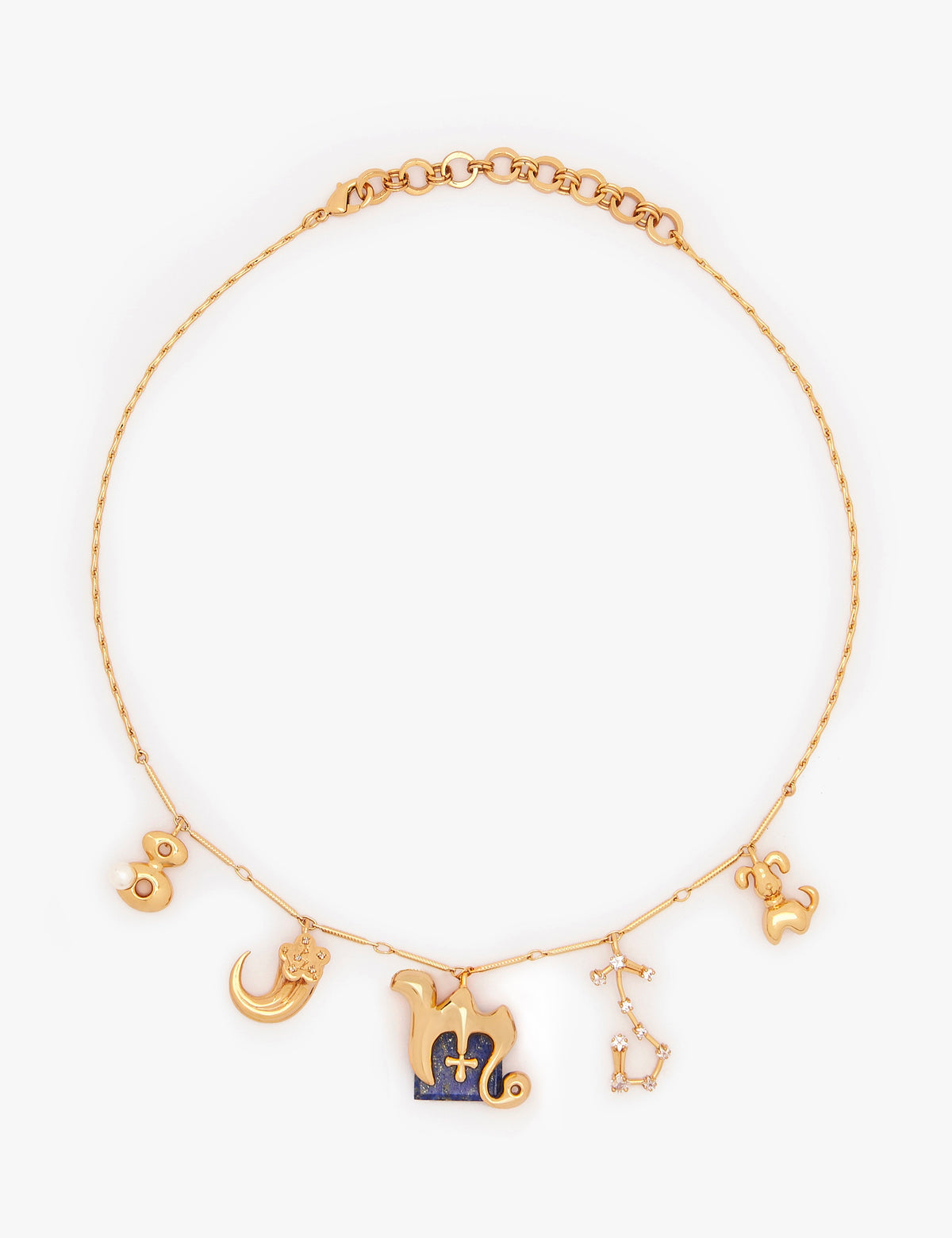Scorpio Zodiac Sign Charm Necklace
