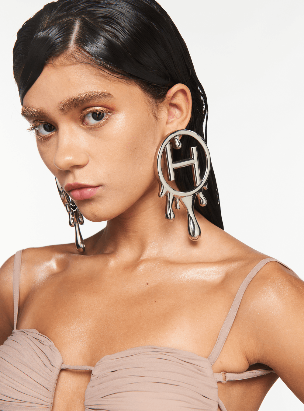 Silver Midi Earrings