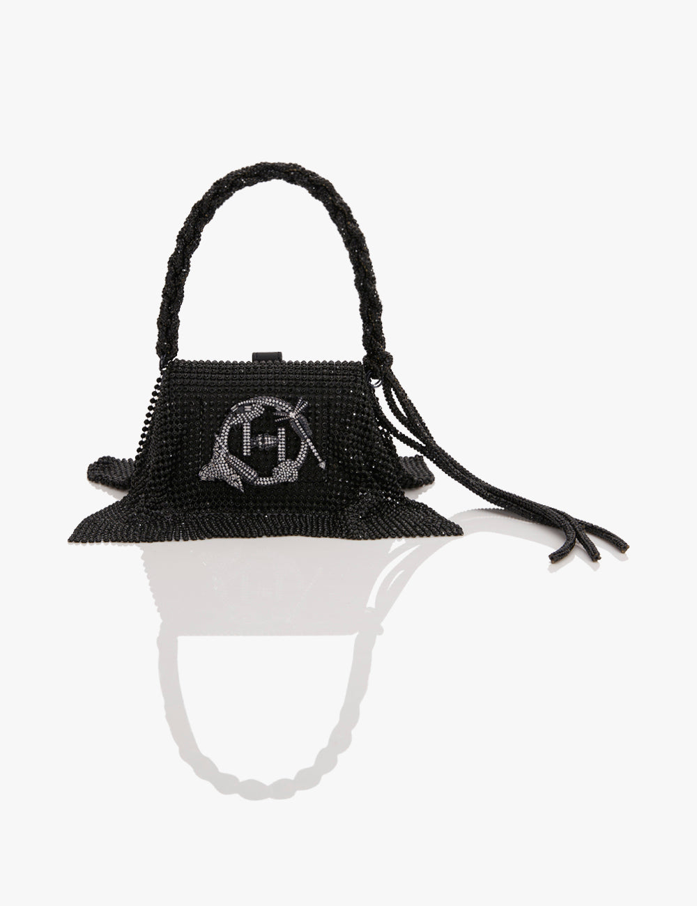 black crystal bag