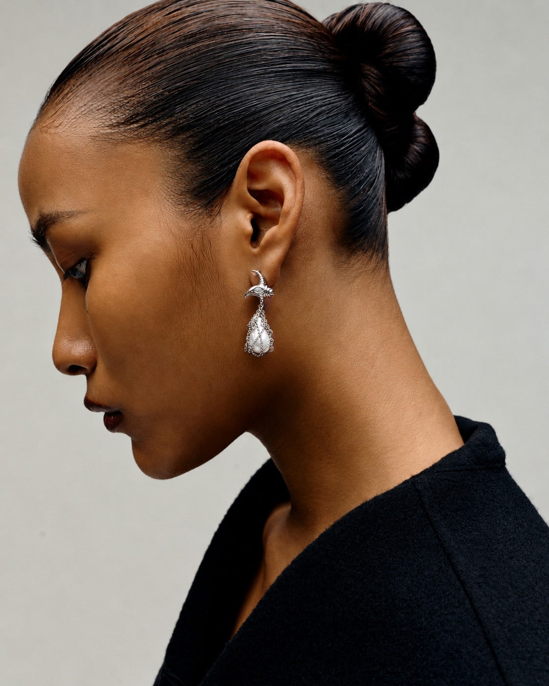 Silver SIren Drop Earrings