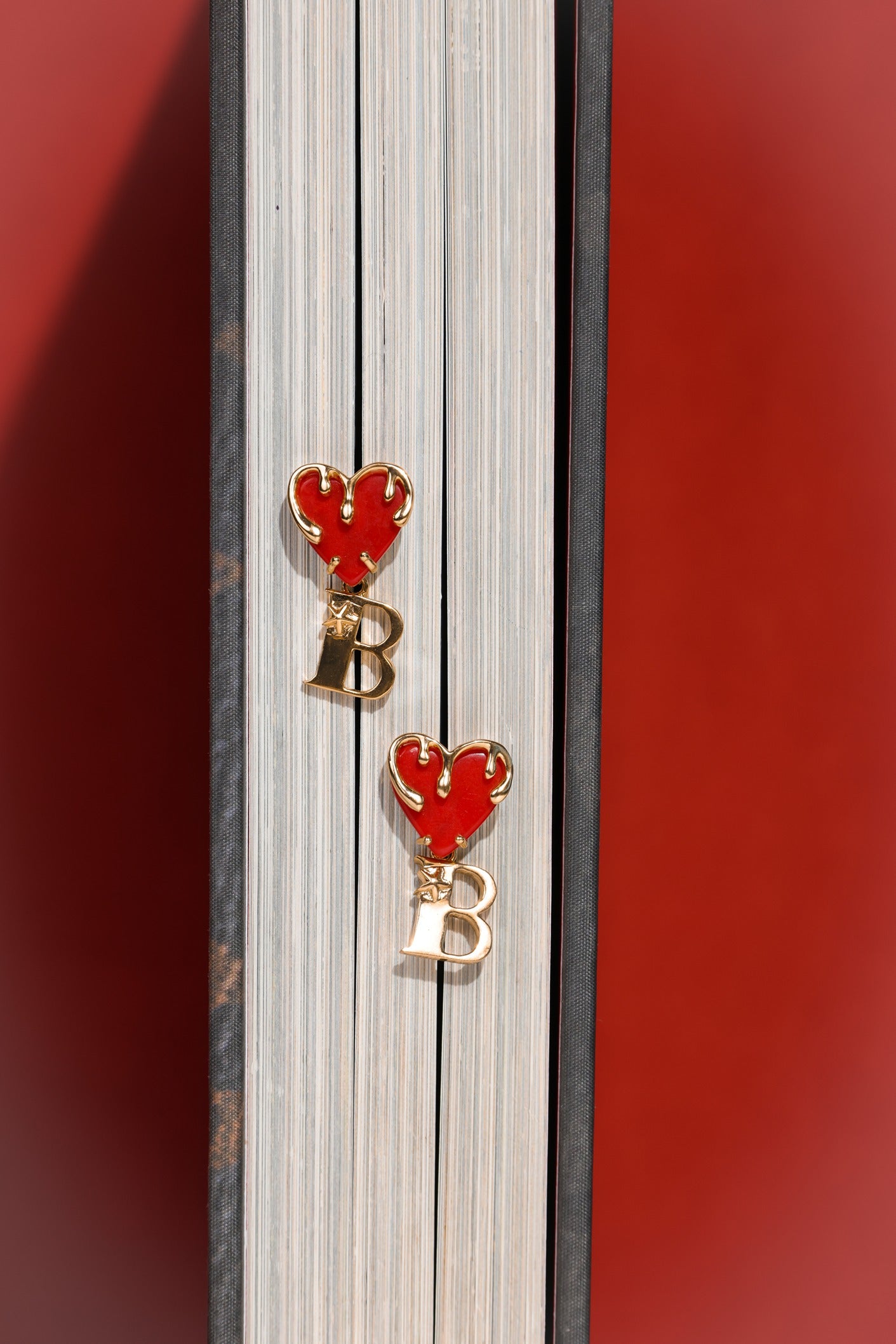 gold chain earrings