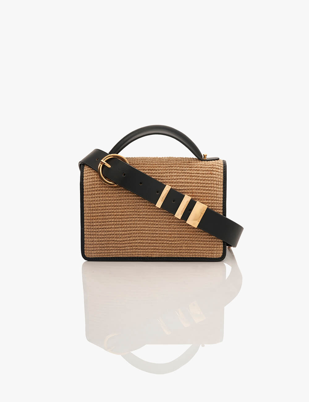 The Midi Disco Handbag in Jute