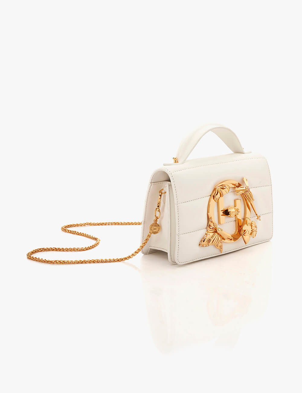 The Midi Disco Handbag in Shell