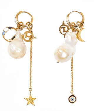 personalised charms earrings