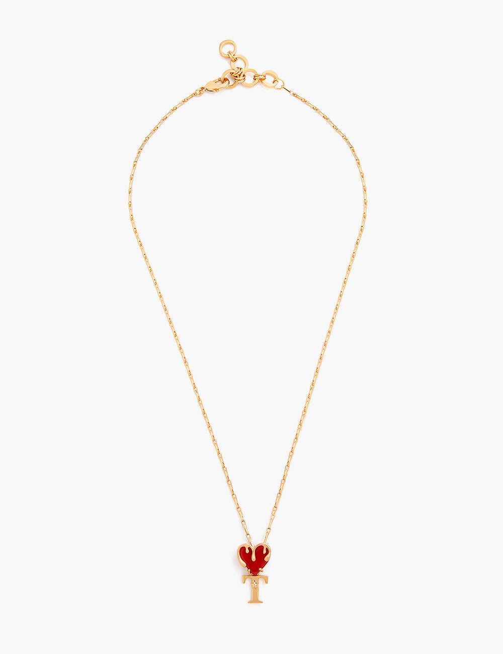red heart pendant
