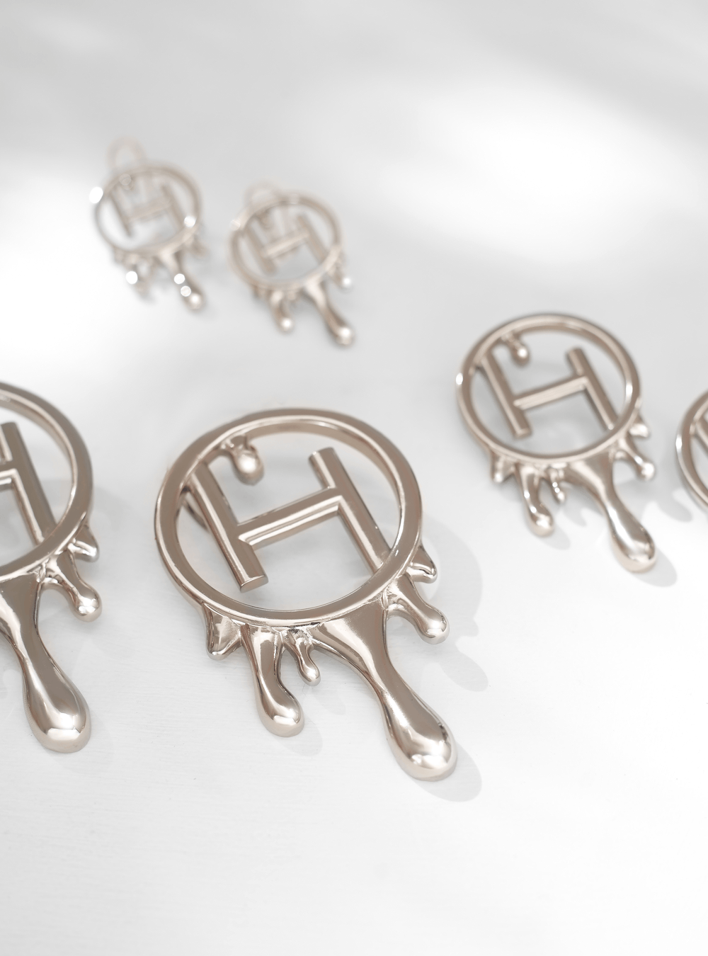 silver plated earrings collection