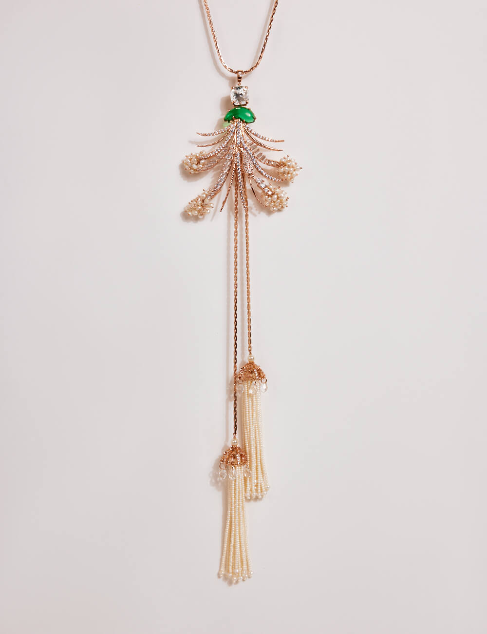 Le Palm Free Fall Pendant Necklace