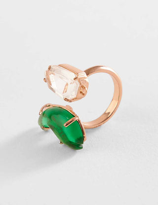 Green Stone Designer Ring