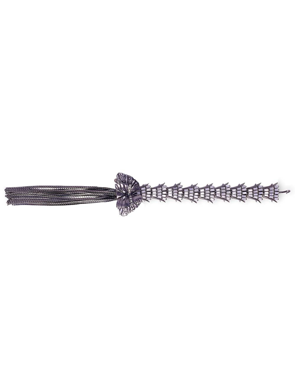 Designer bracelets for women in gunmetal