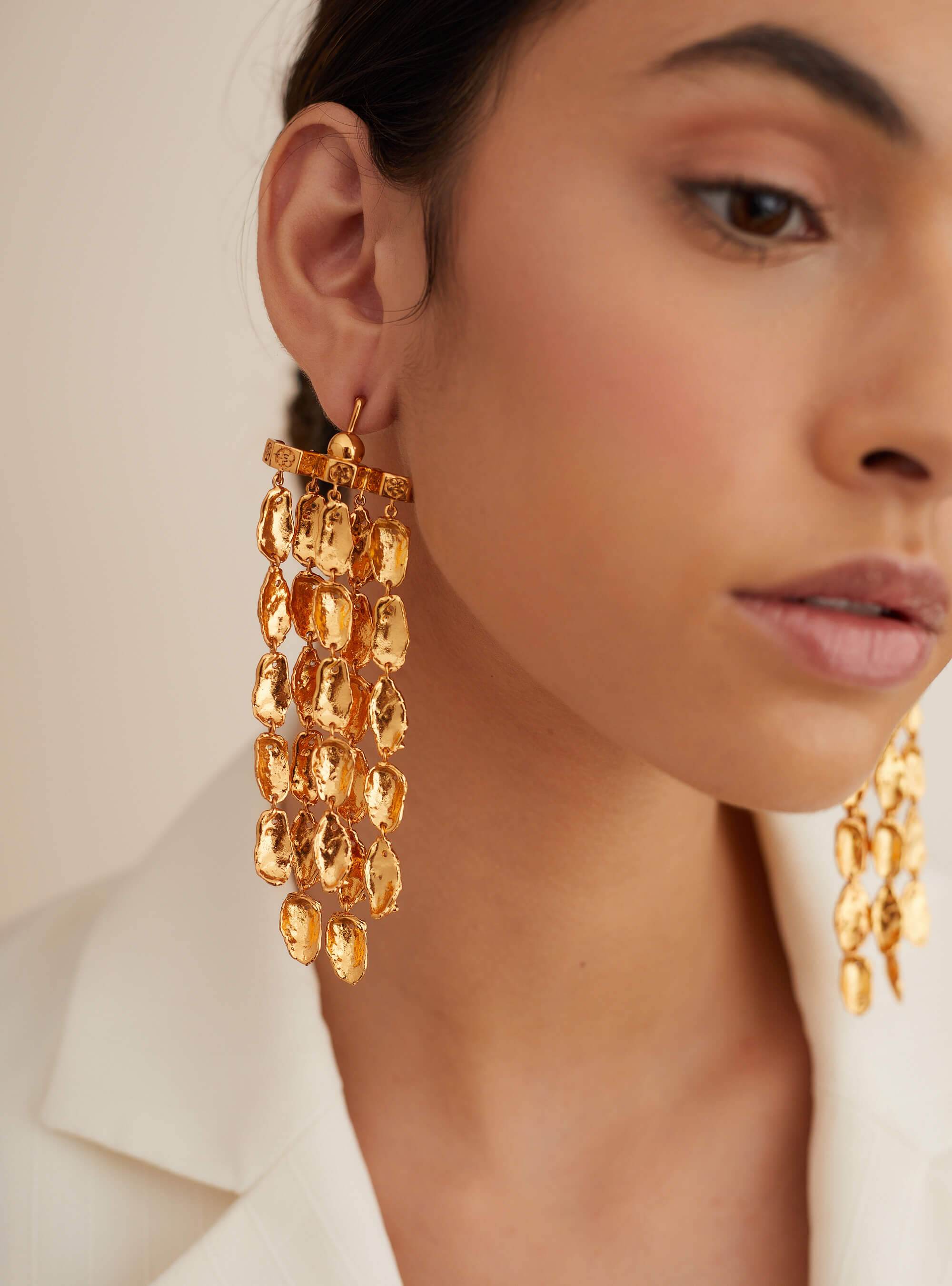 Alaya F In OH Poppi Dewdrop Statement Earrings