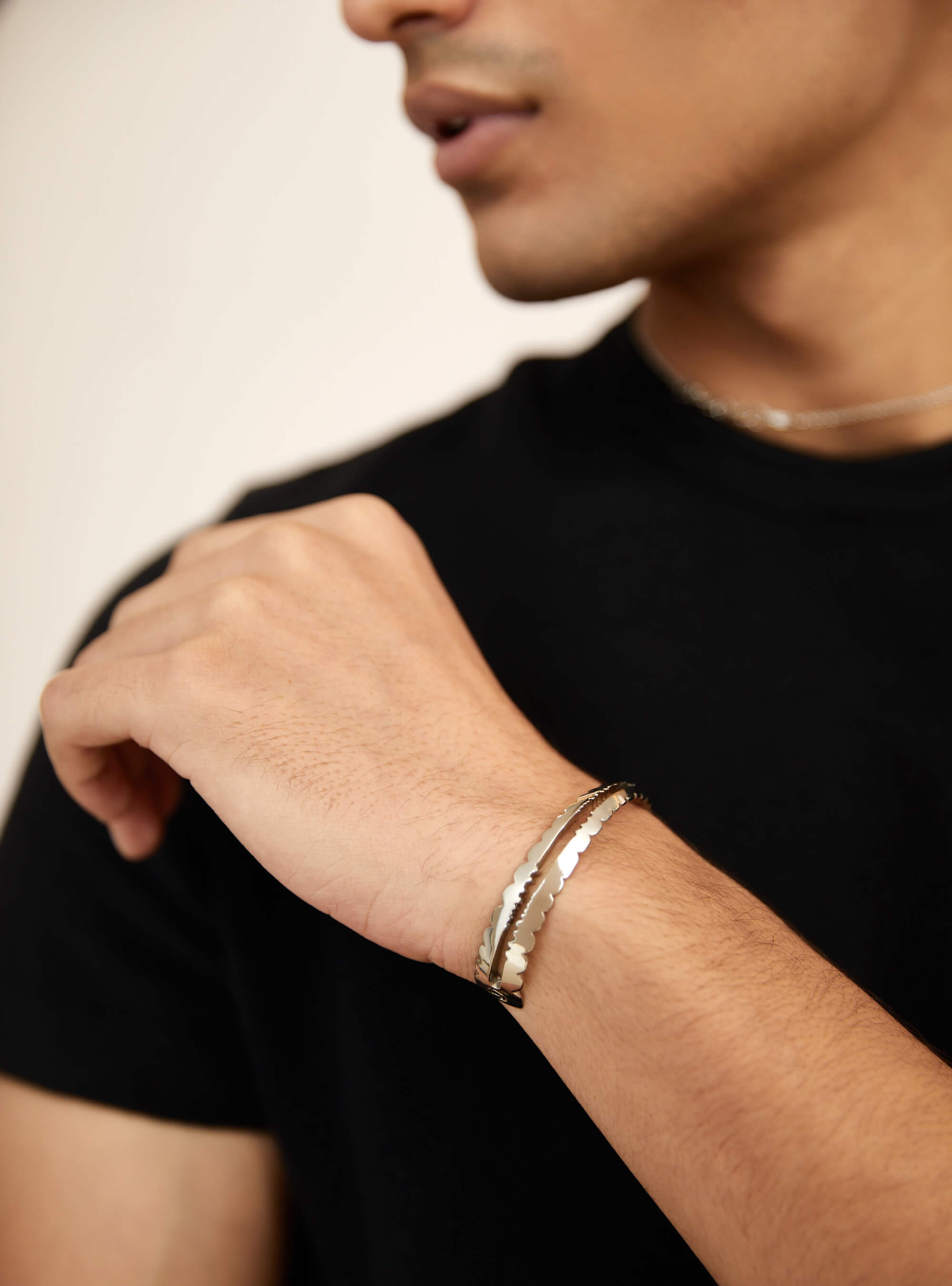 Unisex Handcuff In Gunmetal