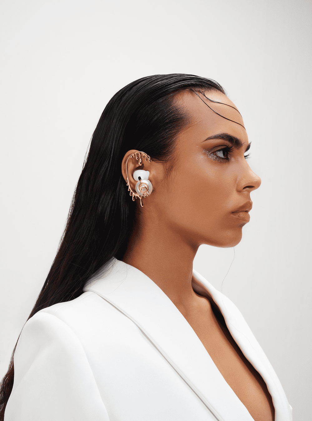 Gold Ear Cuff Earrings for Airpod