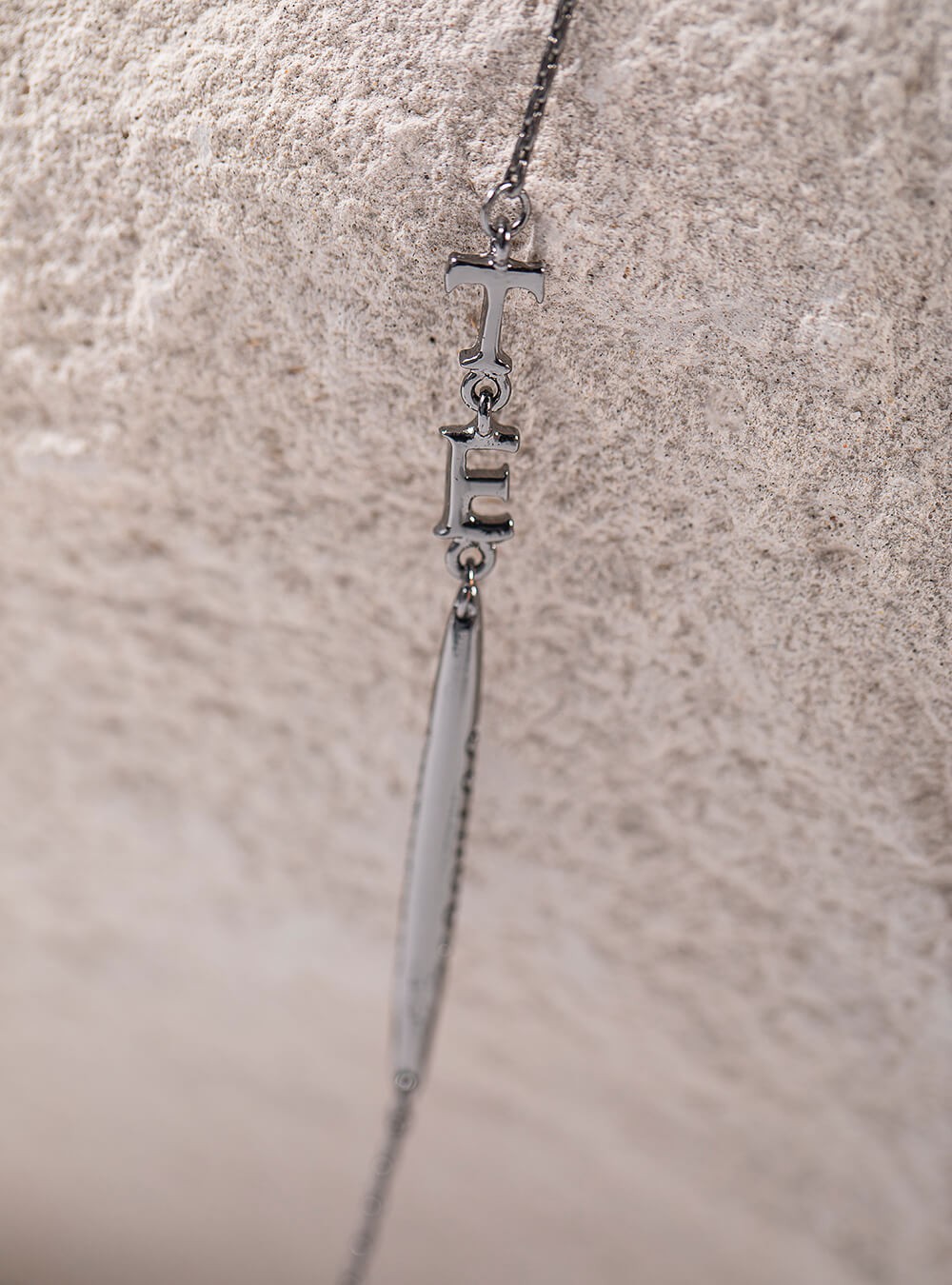 Le Lien Monogram Convertible Lanyard in Gunmetal