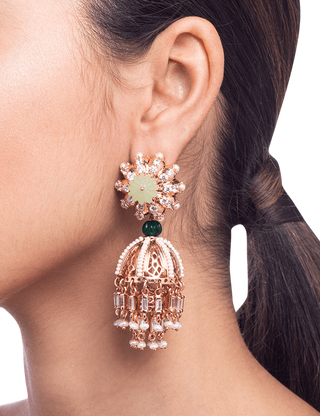 bridal jhumka earrings