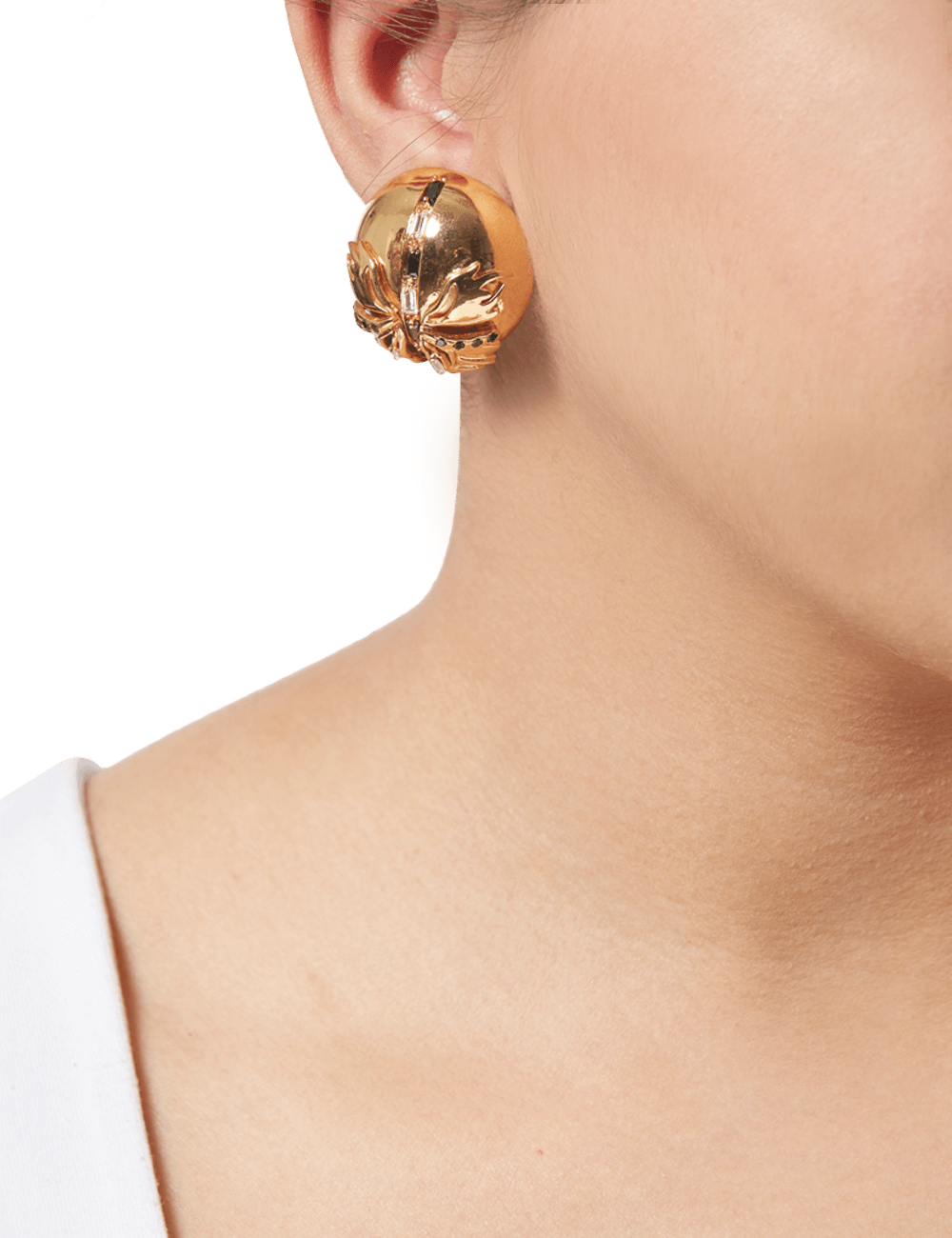 button top earrings for women