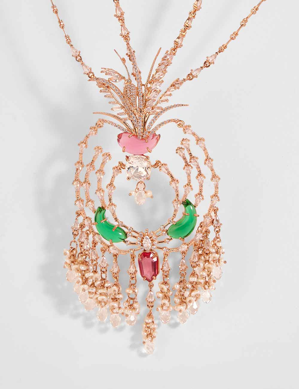 crystal pendant necklace