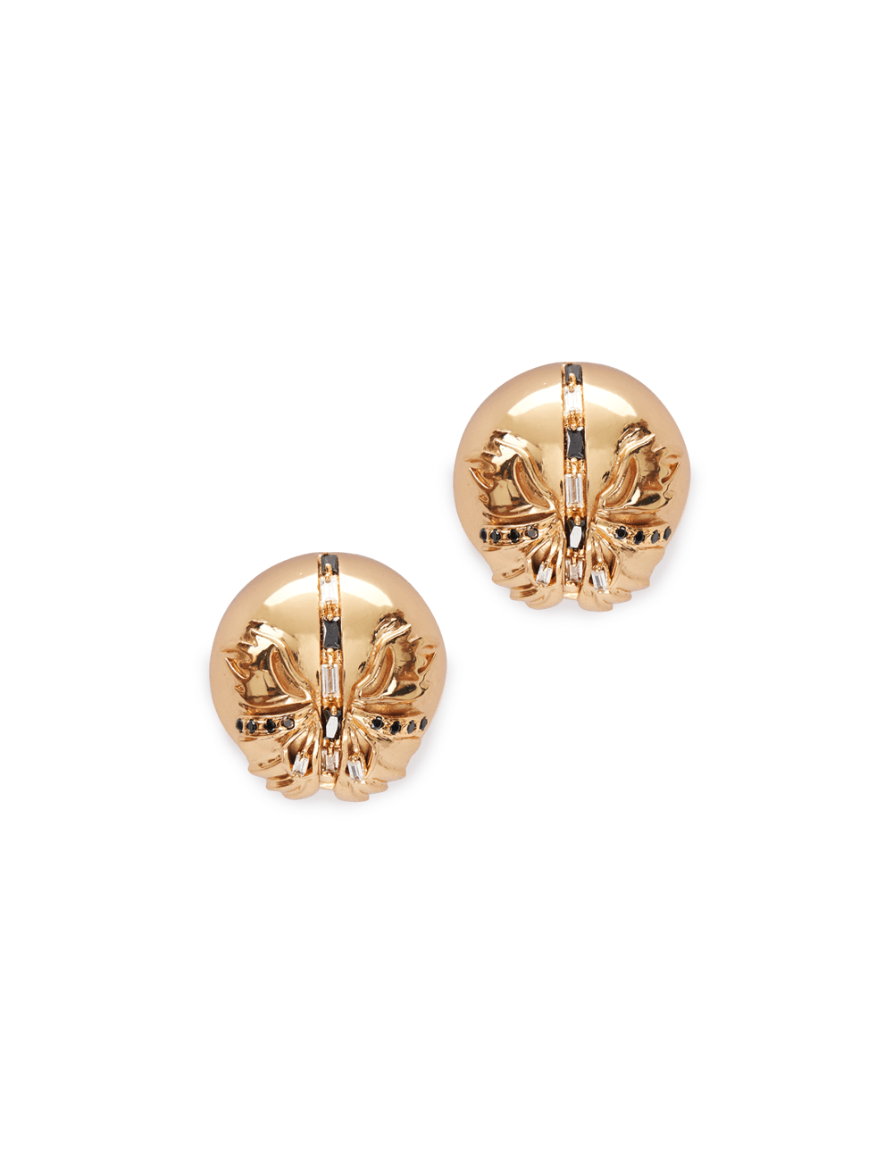 gold plated top earrings