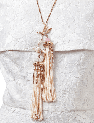 long tassel necklace