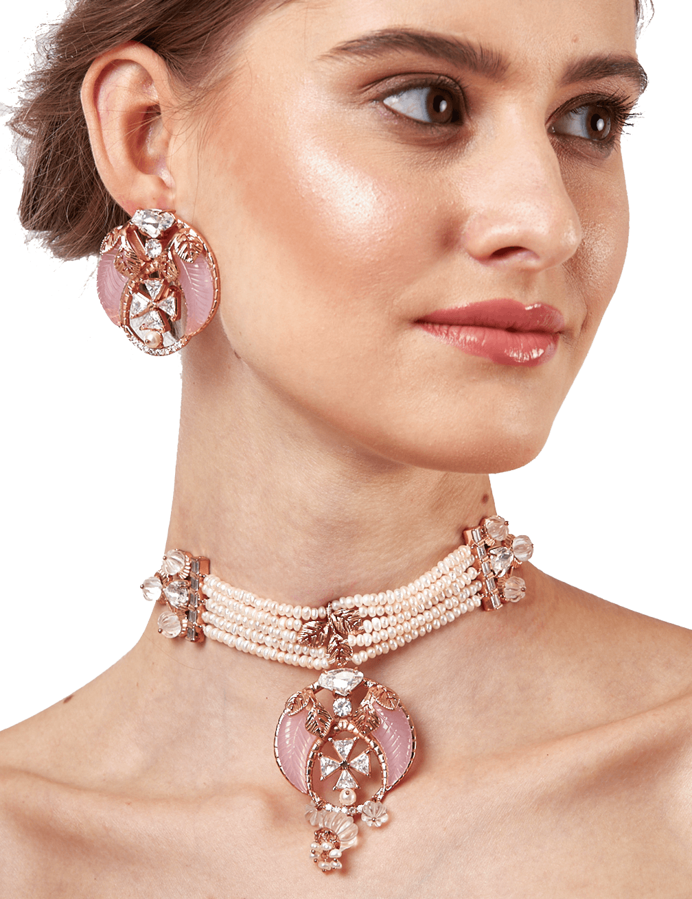modern bride choker