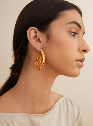 modern hoop earrings