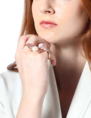 pearl statement ring