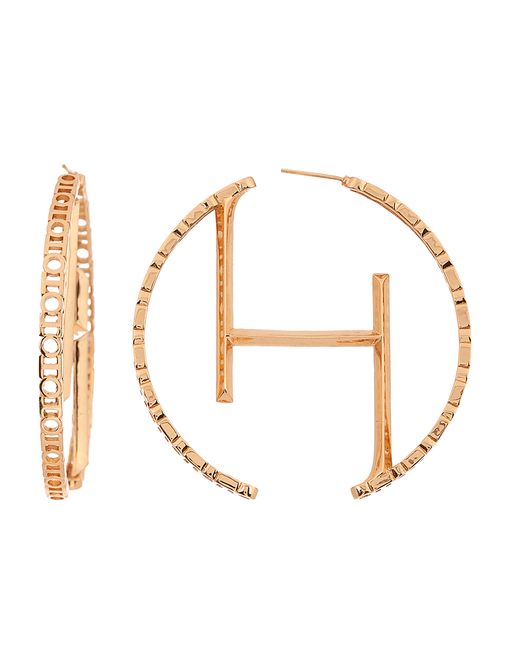 statement hoop earrings