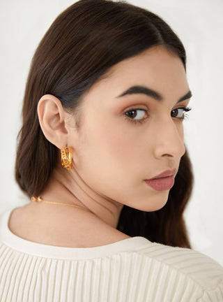 trending modern hoop earrings