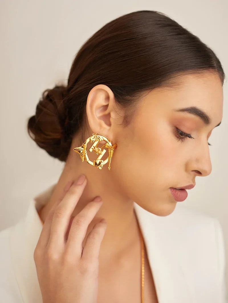 different types of stud earrings