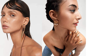 earrings for crop top dress