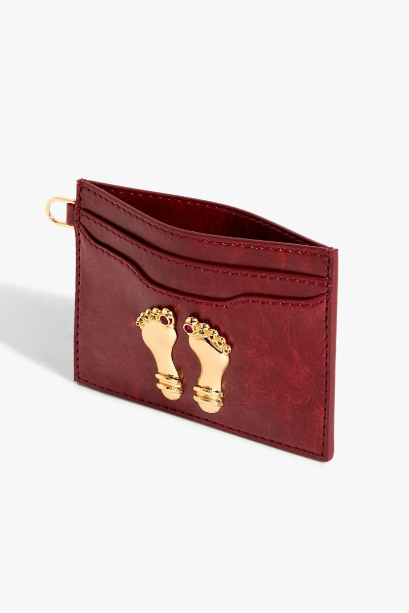 Abundance Card Holder in Deep Mahogany