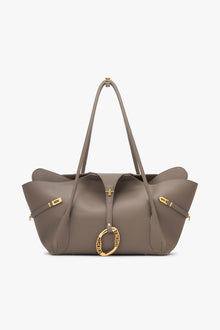 The Boss Tote Bag in Greige Taupe