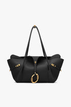 The Boss Tote Bag in Raven Black