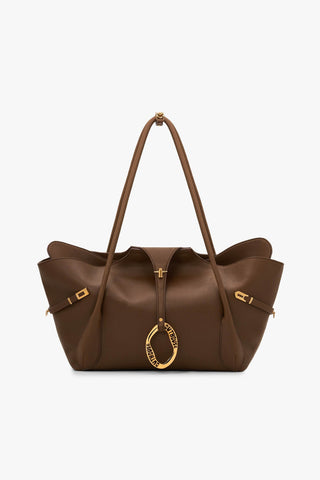 The Boss Tote Bag in Mocha Brown