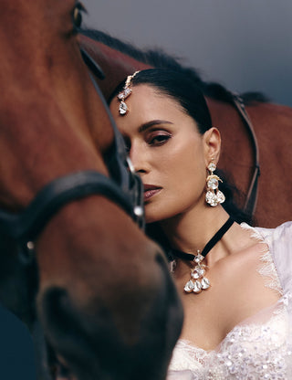 Velvet Leopard Choker