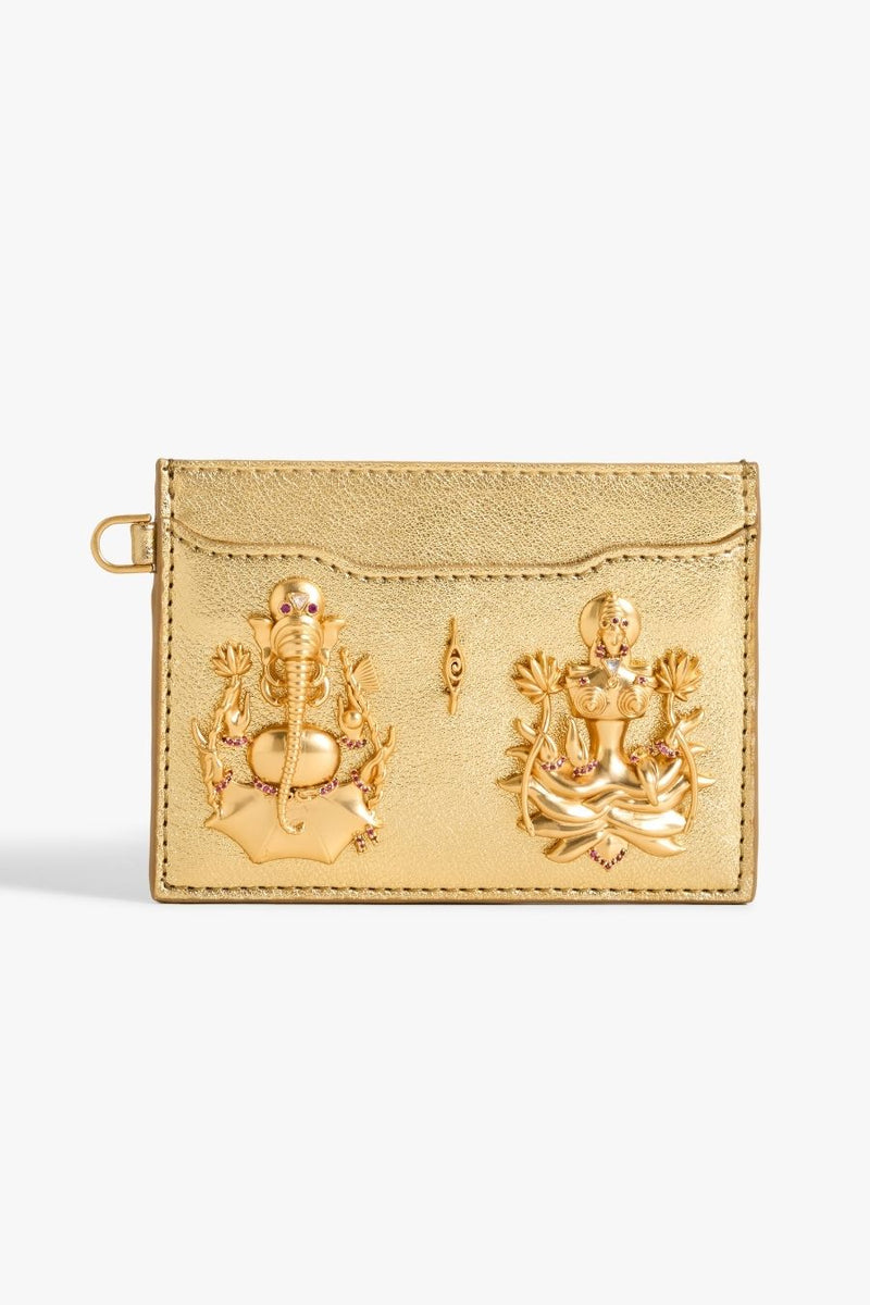 Prosperity Card Holder in Divine Gold