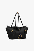 The Boss Tote Bag in Raven Black