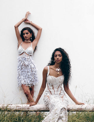 La Leopard Choker in Prehnite