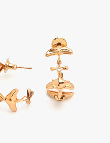 The Shroom Hoop Earrings