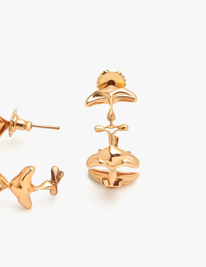 The Shroom Hoop Earrings
